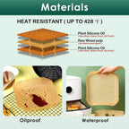 Air Fryer Liners™ – 100 PCS