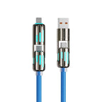 ChargeMax 4X 4-in-1 Charging Cable 6.6ft Black